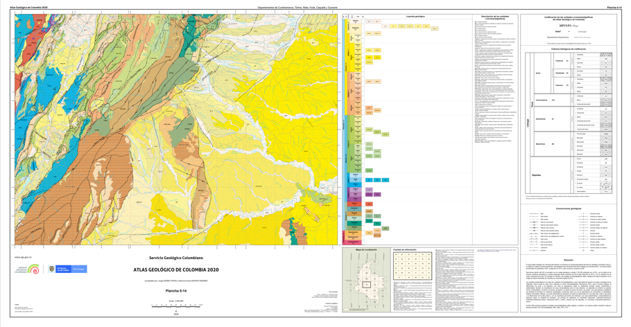 Atlas Geológico De Colombia 2020 6606
